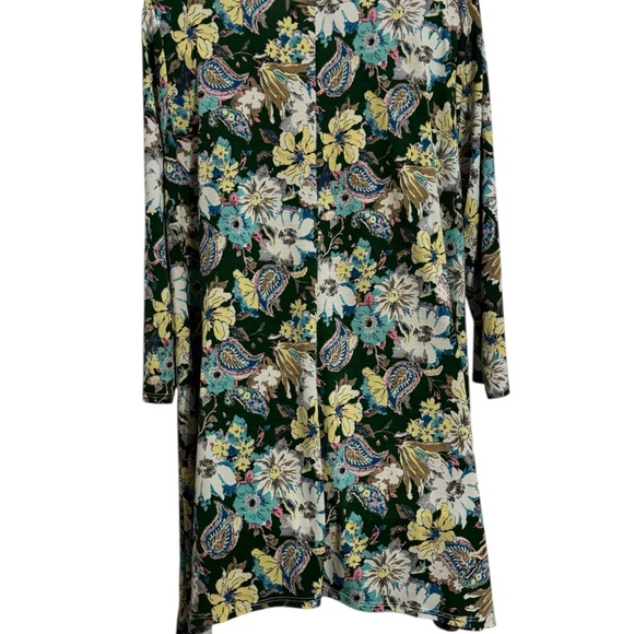 GORGEOUS Floral 3/4 Sleeve Tunic Top SPRING/SUMMER    XL/1X    #7 - Picture 5 of 7
